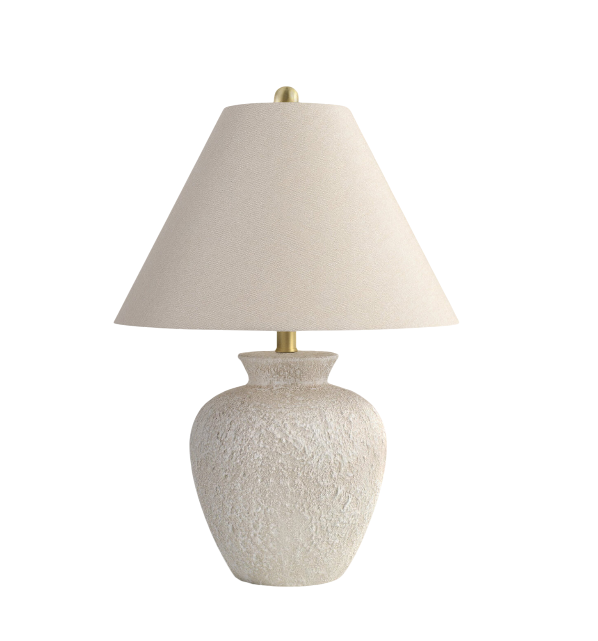 Neutral Textured Ceramic Table lamp